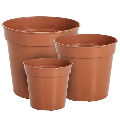 Terracotta round plant - terracotta,