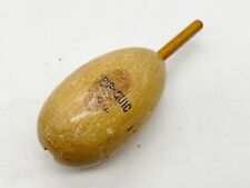 VINTAGE NEEDLE CASE WOODEN EGG NEEDLE HOLDER