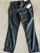 Genuine NYDJ AMI black faux