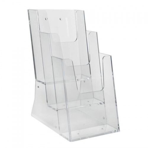 Acrylic three tiered leaflet - acrylic,