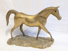 Vintage Large Brass Horse