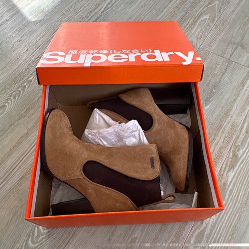 Superdry women brown suede - women’s,