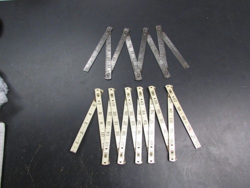 Folding steel rule - folding, made