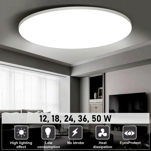 Led ceiling light round panel - led,