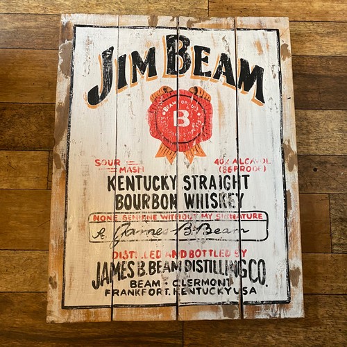 Jim beam bourbon wooden - bourbon, pallet