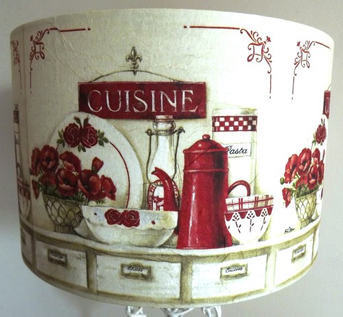 Red cream kitchen lamp - red&cream,