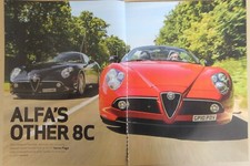 Original CSC 2015 mag extracted article: ALFA ROMEO 8C (COMPETIZIONE & SPIDER)