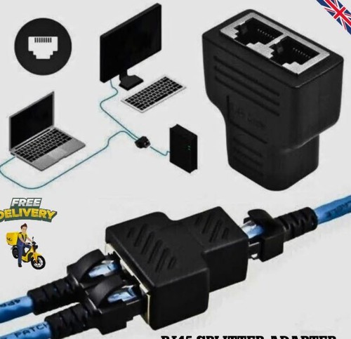 Rj45 splitter adapter lan - rj45,