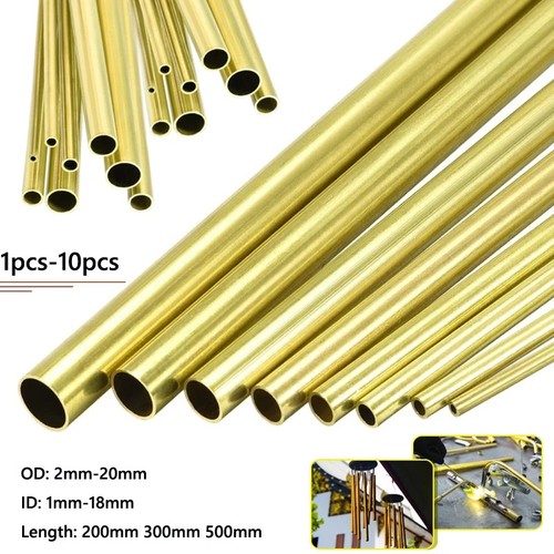 Brass round tube wall - brass,