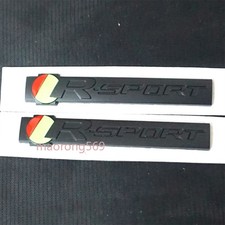 2x Matte Big Black R-SPORT