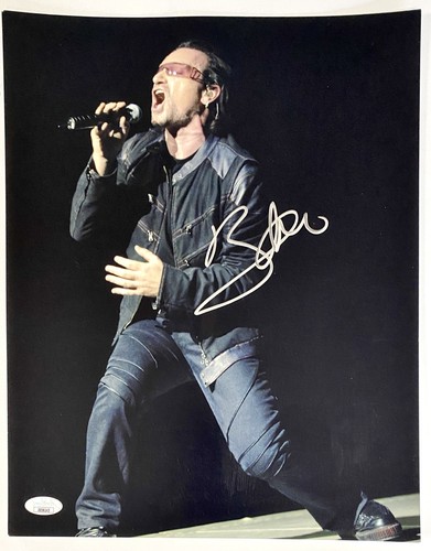 Bono signed 11x14 photo u2 - photo,