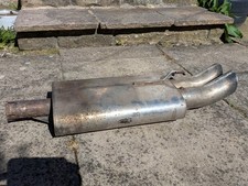 Twin DTM Upswept Exhaust Back Box From A VW Golf MK2 16v. 