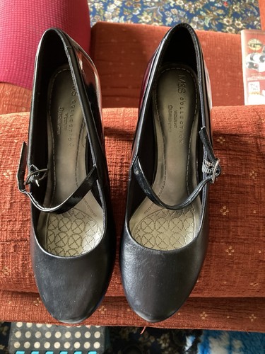 Wide fit leather court - wide,