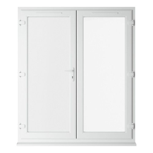 Pvc french patio door garden - pvc,