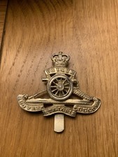 Royal Artillery, Genuine British Army Cap Badge. WW1