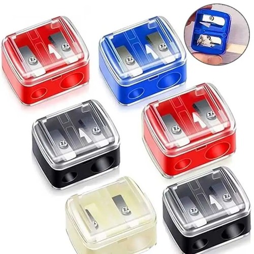 Dual hole pencil sharpener - hole,