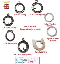 Springs, Circlip, Nylon Washers, Cam Washers for Door Handle Repair/Replacement