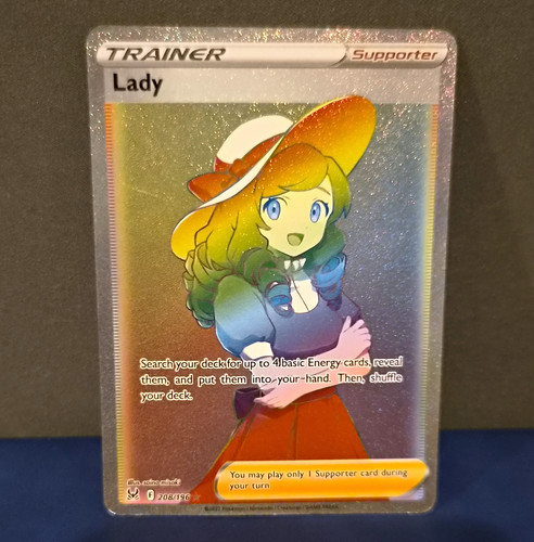 Pokemon tcg lady rainbow - tcg,