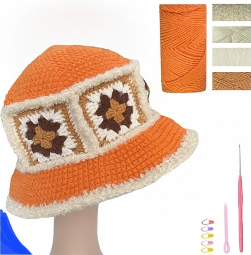 Fisherman hat crochet kit - fisherman,