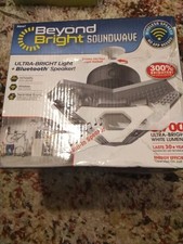 BEYOND BRIGHT SOUNDWAVE 300% BRIGHTER EDITION -- Ultra Bright Light w Speaker