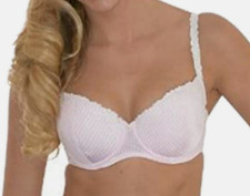 Baby Pink Candy Stripe Bra