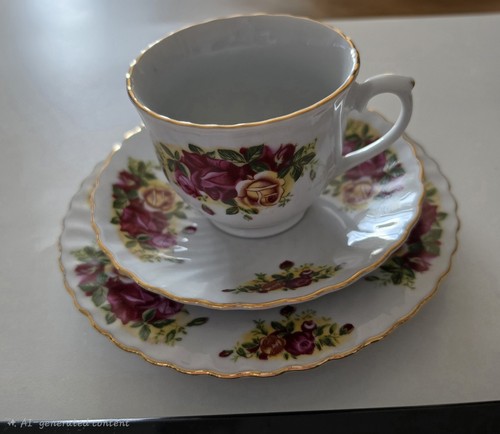 Royal doulton norfolk trios - doulton,