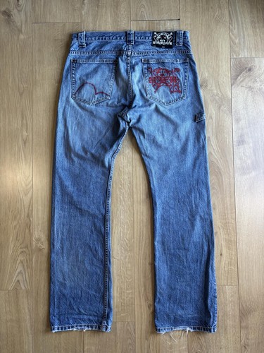 Rare evisu oki jeans faded - jeans,