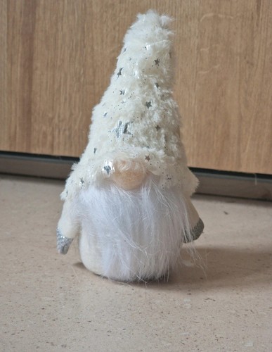 Plush white silver - white,