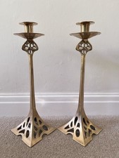 Pair vintage art nouveau - of,