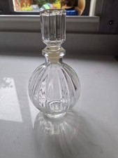 Vintage Decanter French Modele Depose  Round With Stopper  H 19cm