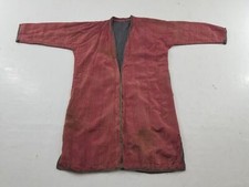 Antique Traditional Woven Chapan Striped Robe L:44 B:27 S:31 A:14 inches 