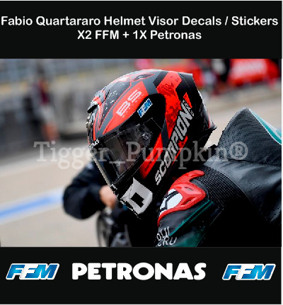 Visor decals stickers - visor,