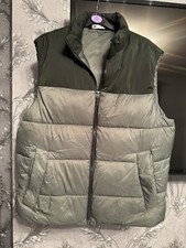Men’s Zara Gilet Body Warmer Black And Grey Size Large Worn Once 