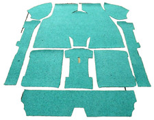 VOLKSWAGEN VW GOLF MK1 CABRIOLET & CLIPPER NEW 9 PART CARPET UNDERFELT SET