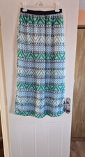 Women's girls skirt size 12 long multicoloured new without tags
