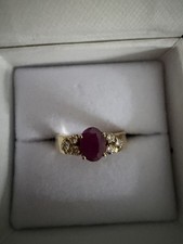 18ct Yellow Gold Ruby And