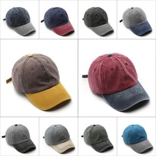 ‌Washed Denim Baseball Cap
