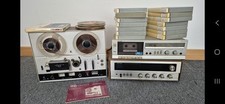 Audio equipment including reel recorder, cassette deck, stereo receiver amp