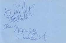 STYLE COUNCIL (PAUL WELLER)  SIGNED AUTOGRAPHS
