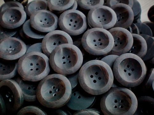 Buttons large 25mm 40l dark - 25mm,