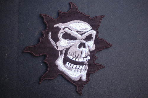 Grim skull biker halloween - skull,
