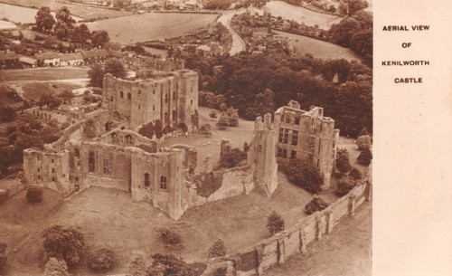 Old topographical postcard - old,