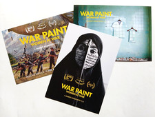 War Paint Film Postcards x 3 -