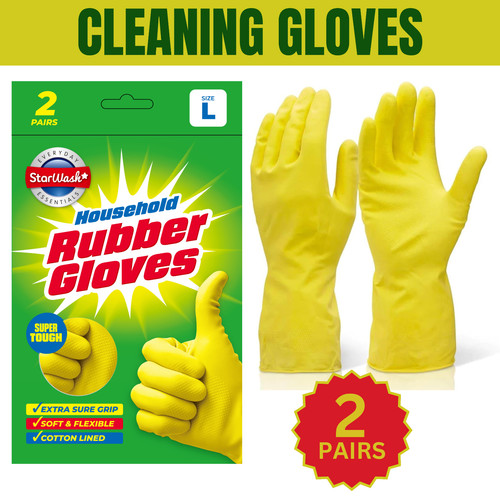 Pairs rubber gloves cleaning - gloves,