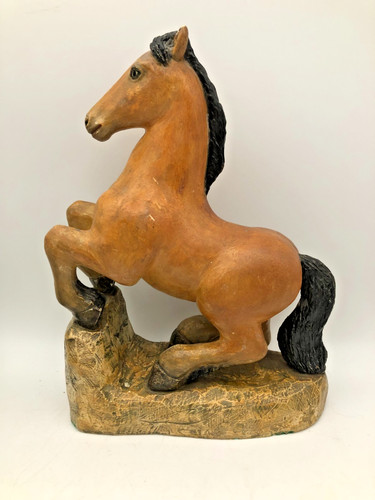 Horse ornament rearing bay - horse, ornament,