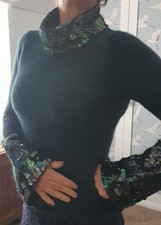 Nougat London Lambswool And Angora Jumper Size 8 To 10