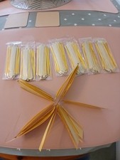 Gold Organza 6 Inch Pull Bows