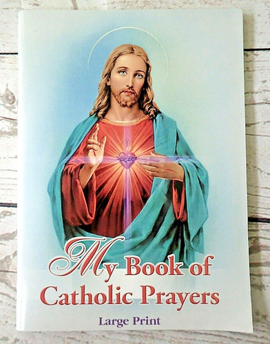 Large print catholic prayer - print,
