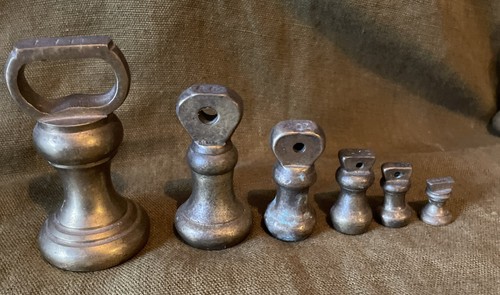 Set vintage brass kitchen - of,