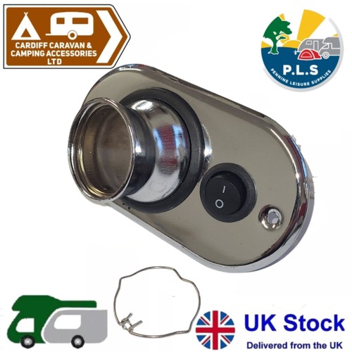 Halogen 12v switched chrome - halogen,